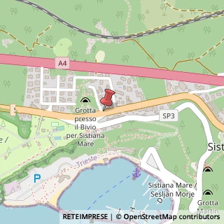 Mappa Località Sistiana, 44, 34011 Duino-Aurisina, Trieste (Friuli-Venezia Giulia)