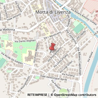 Mappa Via N. Boccassin, 1/8, 31045 Motta di Livenza, Treviso (Veneto)
