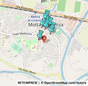 Mappa Via Nicolò Boccassin, 31045 Motta di Livenza TV, Italia (0.36333)
