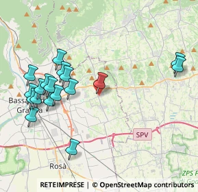 Mappa 36065 Mussolente VI, Italia (4.40611)