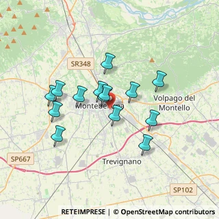 Mappa Via Ciocche, 31044 Montebelluna TV, Italia (2.95857)