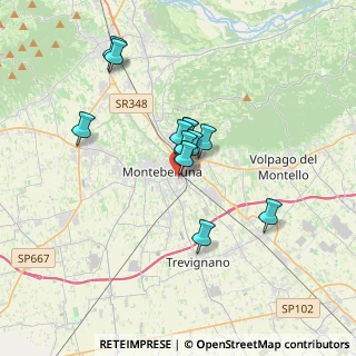 Mappa Via Ciocche, 31044 Montebelluna TV, Italia (2.67083)
