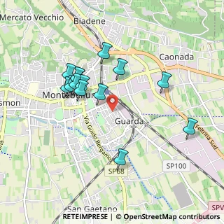 Mappa Via Ciocche, 31044 Montebelluna TV, Italia (0.87214)