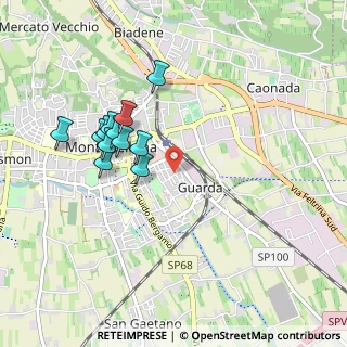 Mappa Via Ciocche, 31044 Montebelluna TV, Italia (0.86583)