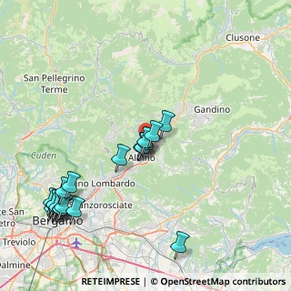 Mappa Via Perola, 24021 Albino BG, Italia (9.5435)