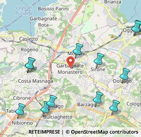 Mappa Piazza Butti, 23846 Garbagnate Monastero LC, Italia (2.75167)