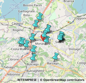 Mappa Piazza Butti, 23846 Garbagnate Monastero LC, Italia (1.3955)