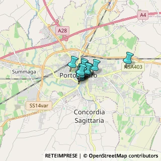 Mappa Via Antonio Bon, 30026 Portogruaro VE, Italia (0.43429)