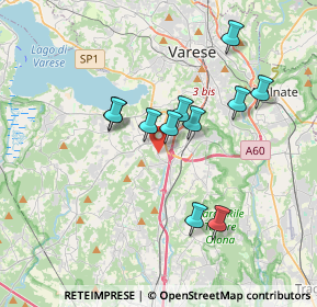 Mappa Via Erbamolle, 21022 Azzate VA, Italia (3.08091)