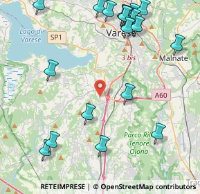 Mappa Via Erbamolle, 21022 Azzate VA, Italia (5.414)