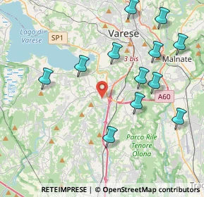 Mappa Via Erbamolle, 21022 Azzate VA, Italia (4.39833)