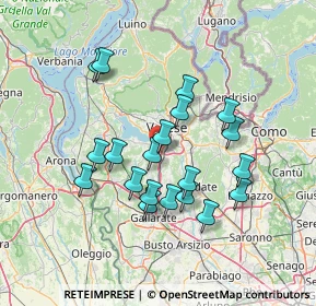 Mappa Via Erbamolle, 21022 Azzate VA, Italia (12.5595)