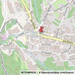 Mappa Via Roma, 65, 28017 San Maurizio d'Opaglio, Novara (Piemonte)