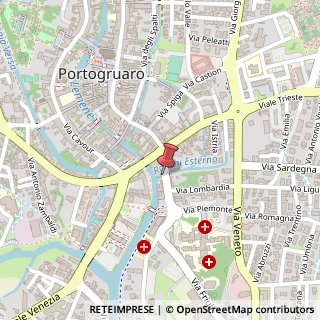 Mappa Via Fondaco, 13, 30026 Portogruaro, Venezia (Veneto)