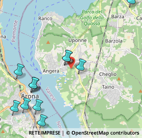 Mappa 21021 Angera VA, Italia (2.57667)