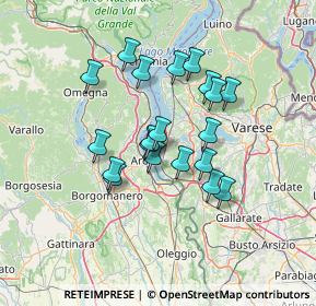 Mappa 21021 Angera VA, Italia (11.0725)