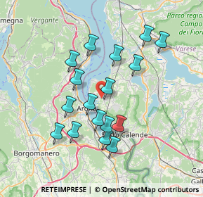 Mappa 21021 Angera VA, Italia (6.61118)