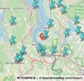 Mappa 21021 Angera VA, Italia (10.0435)