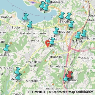 Mappa Via 2 Giugno, 21022 Azzate VA, Italia (3.011)