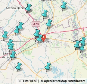 Mappa Via Camillo Benso Cavour, 30026 Portogruaro VE, Italia (10.2605)
