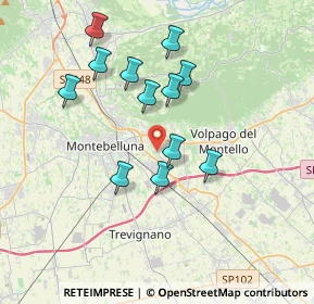Mappa Via Cal di Mezzo, 31044 Montebelluna TV, Italia (3.3)