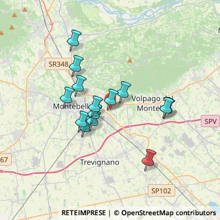 Mappa Via Cal di Mezzo, 31044 Montebelluna TV, Italia (3.04143)