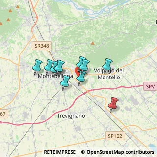 Mappa Via Cal di Mezzo, 31044 Montebelluna TV, Italia (2.57273)