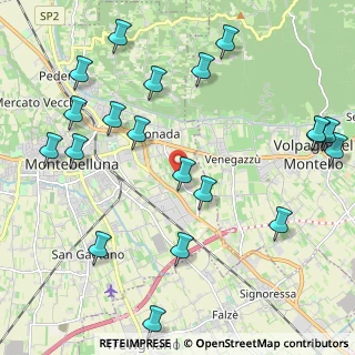 Mappa Via Cal di Mezzo, 31044 Montebelluna TV, Italia (2.62)