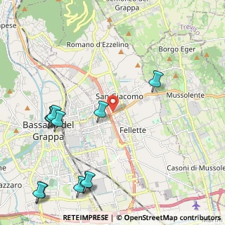Mappa Via S. G. B. de La Salle, 36060 Romano D'ezzelino VI, Italia (2.83909)