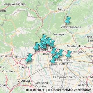 Mappa Via S. G. B. de La Salle, 36060 Romano D'ezzelino VI, Italia (9.81706)