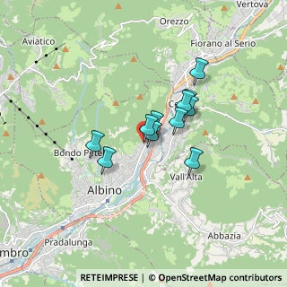 Mappa Via Cornello, 24021 Albino BG, Italia (1.14182)