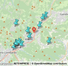 Mappa Via Cornello, 24021 Albino BG, Italia (4.00692)