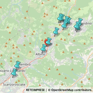 Mappa Via Cornello, 24021 Albino BG, Italia (4.82308)
