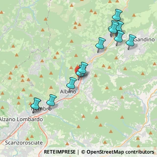 Mappa Via Cornello, 24021 Albino BG, Italia (4.55385)