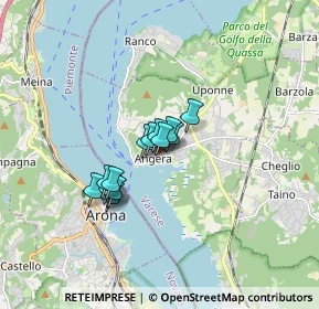 Mappa Via Guglielmo Marconi, 21021 Angera VA, Italia (1.07643)
