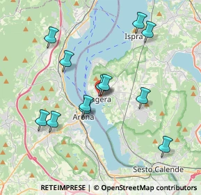 Mappa Via Guglielmo Marconi, 21021 Angera VA, Italia (3.68)