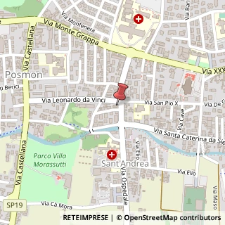 Mappa Via Ospedale, 34, 31044 Montebelluna, Treviso (Veneto)