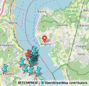 Mappa Via Borromeo, 21021 Angera VA, Italia (2.675)