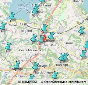 Mappa Via Tregiorgio, 23846 Garbagnate Monastero LC, Italia (2.7225)