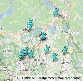 Mappa Via Tregiorgio, 23846 Garbagnate Monastero LC, Italia (7.50857)