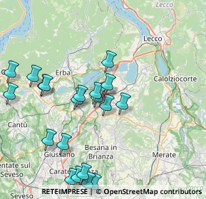 Mappa Via Tregiorgio, 23846 Garbagnate Monastero LC, Italia (8.717)