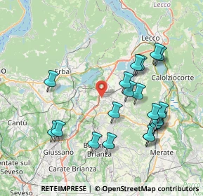 Mappa Via Tregiorgio, 23846 Garbagnate Monastero LC, Italia (7.995)