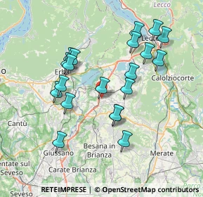 Mappa Via Tregiorgio, 23846 Garbagnate Monastero LC, Italia (7.08)
