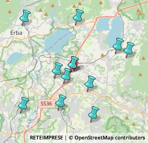 Mappa Via Tregiorgio, 23846 Garbagnate Monastero LC, Italia (3.88333)