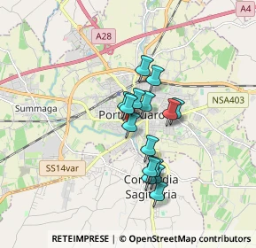 Mappa Viale G. Matteotti, 30026 Portogruaro VE, Italia (1.22467)