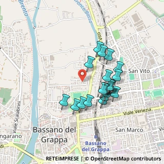 Mappa Via S.Agnese 18 -Bassano del Grappa, 36061 Bassano del Grappa VI, Italia (0.3805)