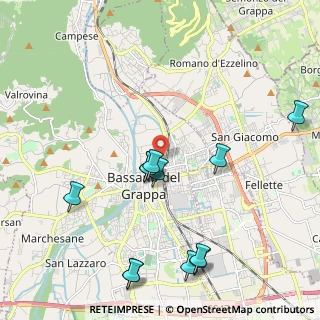 Mappa Via San Pancrazio, 36061 Bassano del Grappa VI, Italia (2.31583)