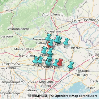 Mappa Via C.Colombo, 31027 Spresiano TV, Italia (10.052)