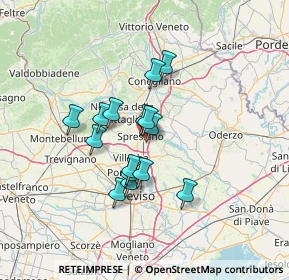 Mappa Via Cristoforo Colombo, 31027 Spresiano TV, Italia (10.094)