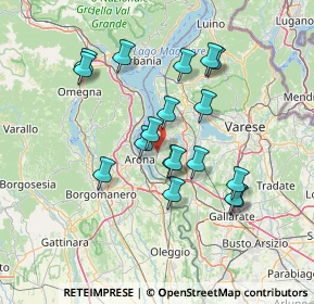 Mappa 21029 Taino VA, Italia (12.71722)